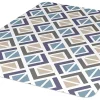 Realspace® Decorative Chair Mat, 35" x 40", Geometric, Multicolor