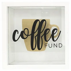 Realspace® Decorative Shadow Box Bank, 7