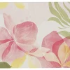 Realspace® Decorative Vinyl Chair Mat For Low Carpet, 36" x 48", Natural Floral