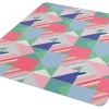 Realspace® Decorative Vinyl Chair Mat For Low Carpet, 36" x 48", Digital Glitch