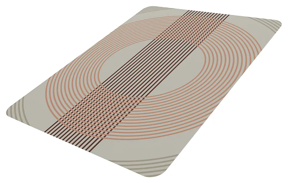Realspace® Decorative Vinyl Chair Mat For Low Carpet, 36" x 48", Abstract