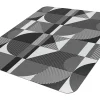 Realspace® Decorative Vinyl Chair Mat For Low Carpet, 36" x 48", Black/White