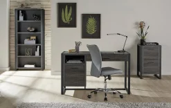 RealSpace® DeJori 51”W Writing Desk, Charcoal