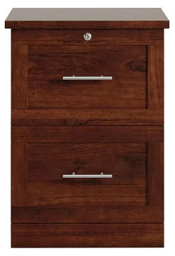 Realspace® 17"D Vertical 2-Drawer File Cabinet, Mulled Cherry