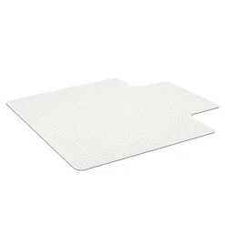 Realspace™ Economy Commercial Pile Chair Mat with Lip, 36" x 48", Clear, OD47646