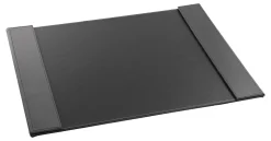 Realspace™ Executive Desk Pad, 19" x 24", Black/Gray