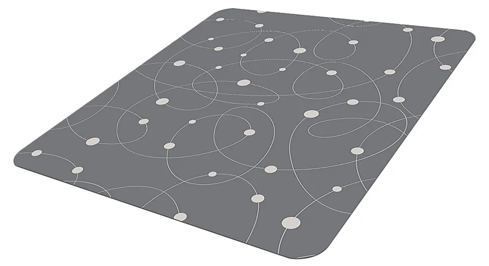 Realspace® Fashion PVC Chair Mat, 36" x 48", Swirls