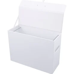 Realspace® File Storage Box, Letter Size, 14" x 10-1/4" x 5-1/2", White
