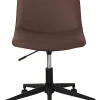 Realspace® Floor Display Praxley Faux Leather Low-Back Task Office Chair, Brown, BIFMA Compliant