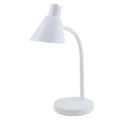 Realspace™ Gooseneck LED Desktop Lamp, Adjustable, 16-1/4"H, White
