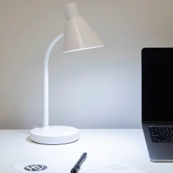 Realspace™ Gooseneck LED Desktop Lamp, Adjustable, 16-1/4
