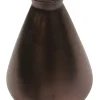 Realspace™ Granby Ceramic Desktop Vase, 10"H x 7"W x 7"D, Antique Bronze
