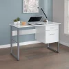 Realspace® Halton 48"W Computer Desk, White