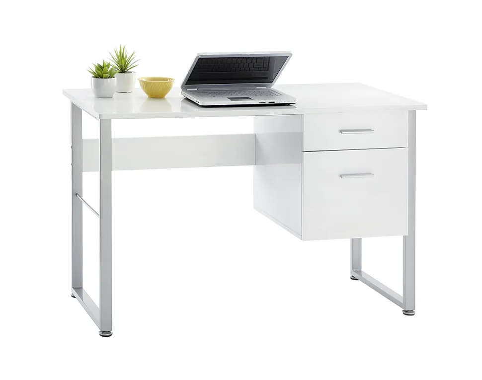 Realspace® Halton 48"W Computer Desk, White