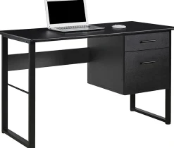 Realspace® Halton 48"W Computer Desk, Black