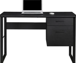 Realspace® Halton 48"W Computer Desk, Black