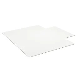 Realspace⢠Hard Floor Chair Mat, Wide Lip, 45" x 53", Clear, OD47650