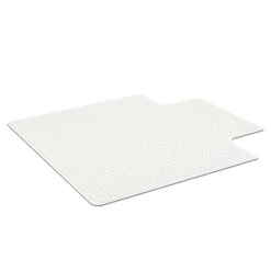 Realspace™ Heavy Duty Chair Mat for Carpet with Lip, Ramped Edge, 36" x 48", Clear
