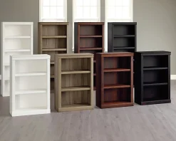 Realspace® 72"H 5-Shelf Bookcase, Arctic White