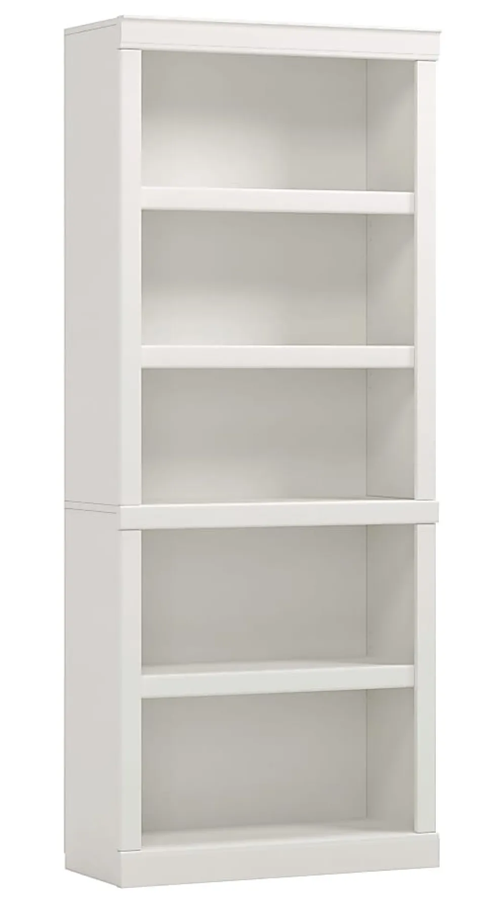 Realspace® 72"H 5-Shelf Bookcase, Arctic White