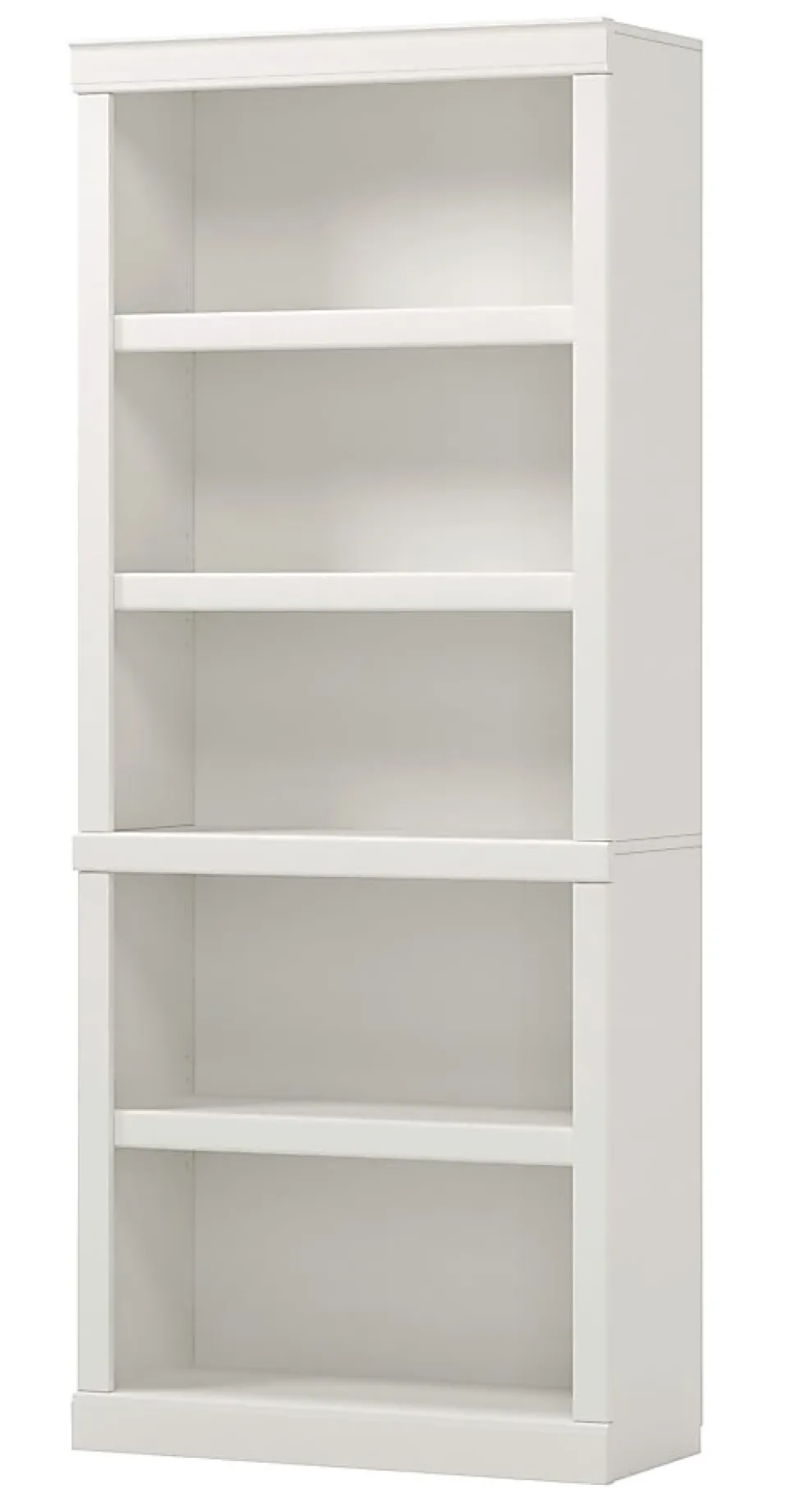 Realspace® 72"H 5-Shelf Bookcase, Arctic White