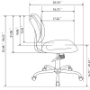 Realspace® Jancy Mesh Low-Back Task Office Chair, Black/Chrome, BIFMA Compliant