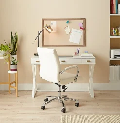 Realspace® Keri 48"W Writing Desk, White