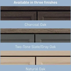 Realspace® Koru 23-1/2"W x 17-1/2"D Lateral 2-Drawer File Cabinet, Natural Oak, BIFMA Compliant