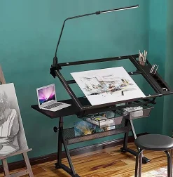 Realspace™ LED Gooseneck Lamp, Adjustable, 22-1/2