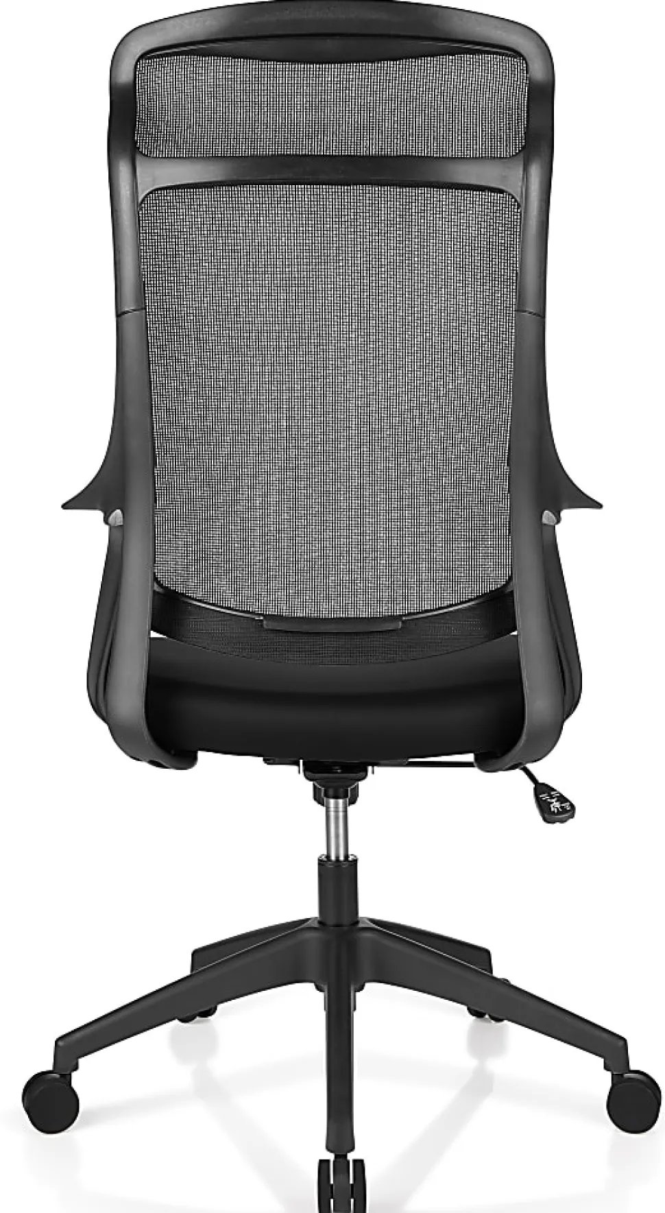 Realspace® Lenzer Mesh High-Back Task Office Chair, Black, BIFMA Compliant