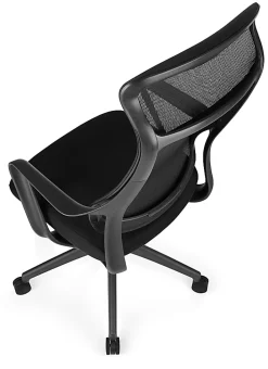 Realspace® Lenzer Mesh High-Back Task Office Chair, Black, BIFMA Compliant