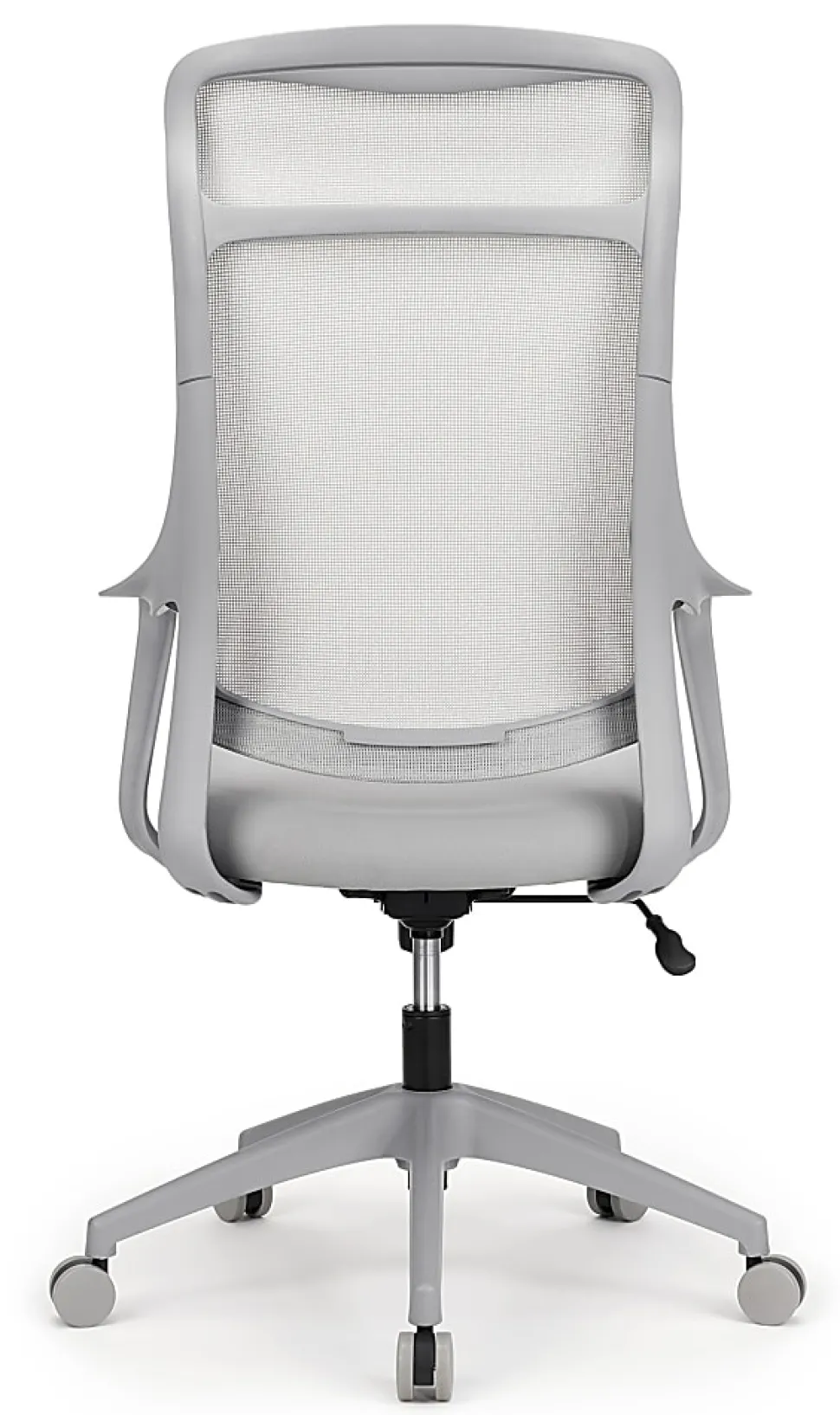 Realspace® Lenzer Mesh High-Back Task Office Chair, Gray, BIFMA Compliant