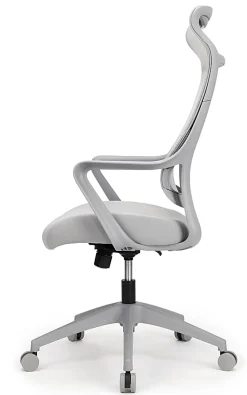 Realspace® Lenzer Mesh High-Back Task Office Chair, Gray, BIFMA Compliant