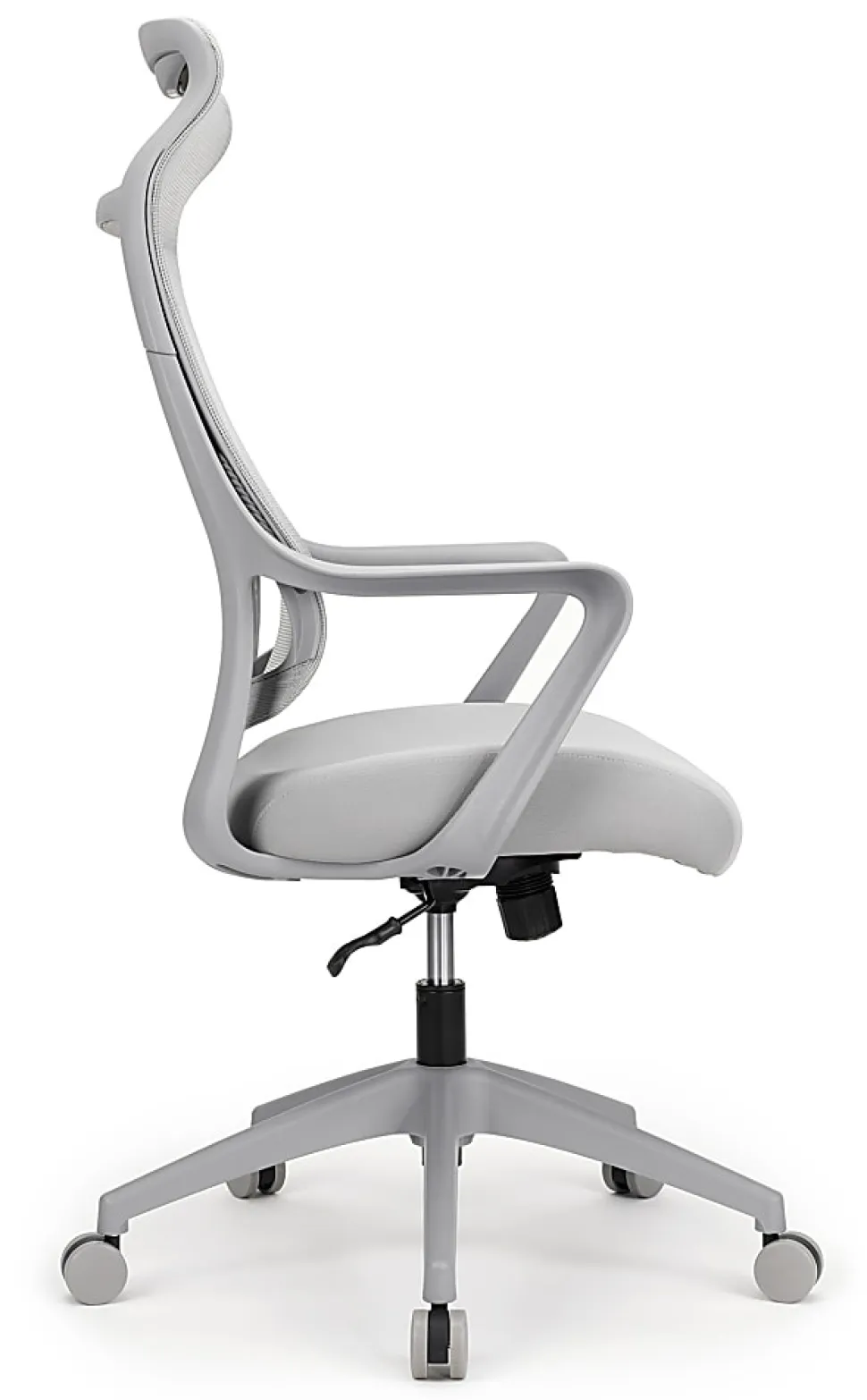 Realspace® Lenzer Mesh High-Back Task Office Chair, Gray, BIFMA Compliant