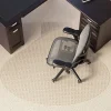 Realspace™ Low Pile Chair Mat For L-Shaped Workstations, 66" x 60", Clear