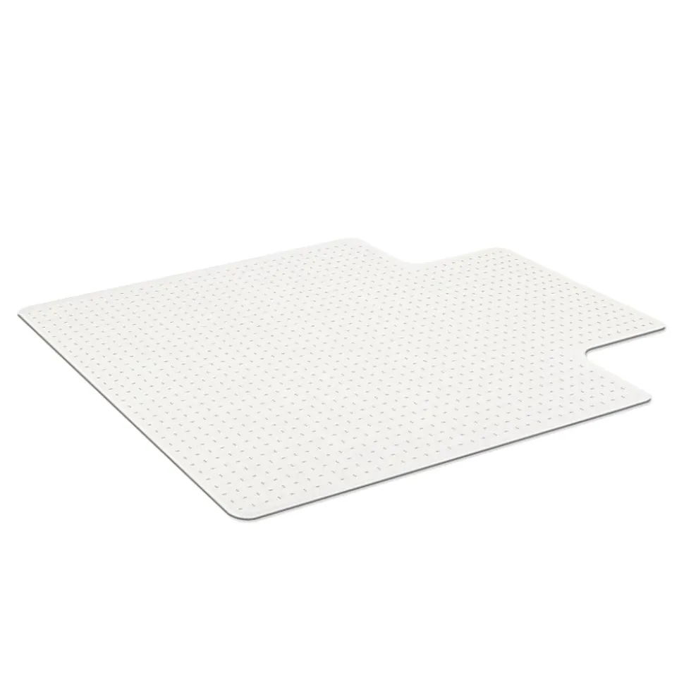Realspace™ Low Pile Chair Mat with Lip, Ramped Edge, 36" x 48", Clear