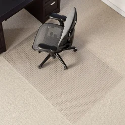 Realspace⢠Low Pile Chair Mat, 46" x 60", Clear