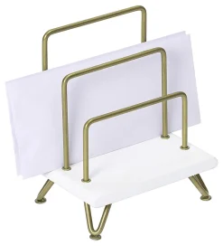Realspace® Luna Wood/Metal Letter Sorter, 8