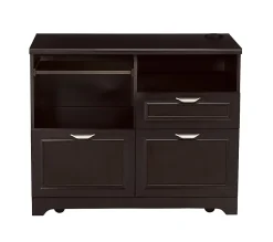 Realspace® Magellan 30”H x 36-5/16”W x 21-1/8”D Tech Station Printer Stand 2.0, Espresso