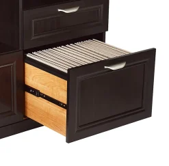 Realspace® Magellan 30”H x 36-5/16”W x 21-1/8”D Tech Station Printer Stand 2.0, Espresso