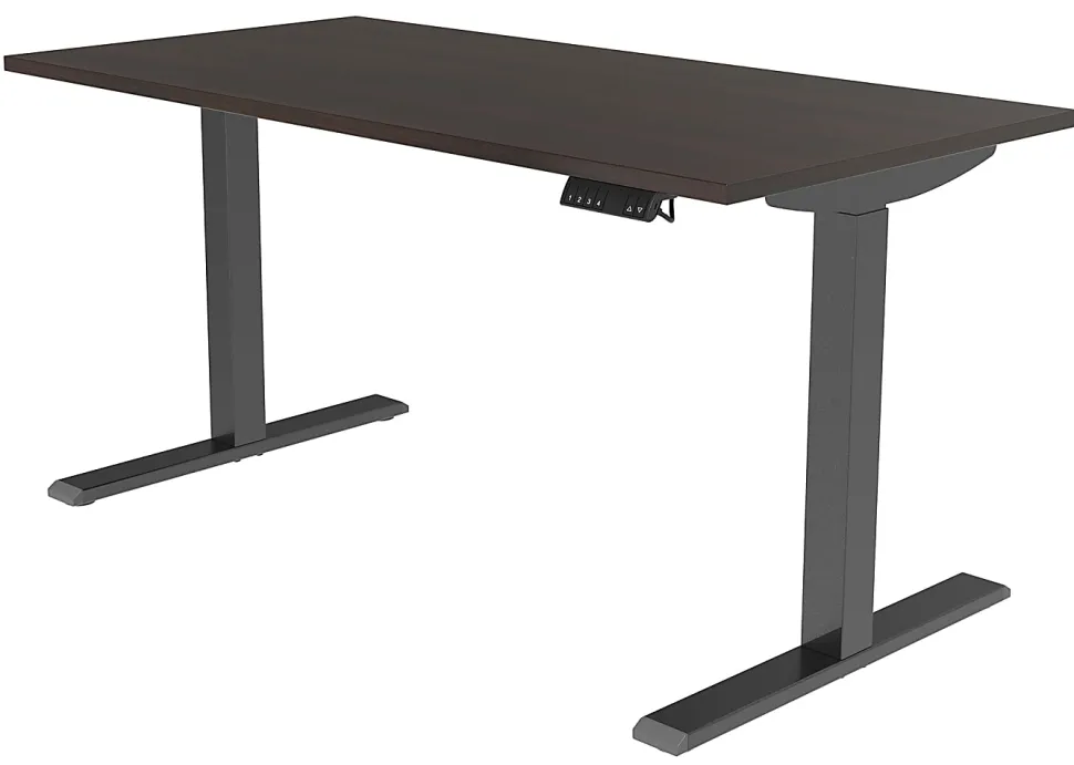 Realspace® Magellan Performance Electric 60"W Height-Adjustable Standing Desk, Espresso, BIFMA Compliant