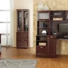 Realspace® Magellan 60"W Corner Computer Desk, Classic Cherry