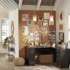 Realspace® Magellan 59"W L-Shape Corner Computer Desk, Espresso