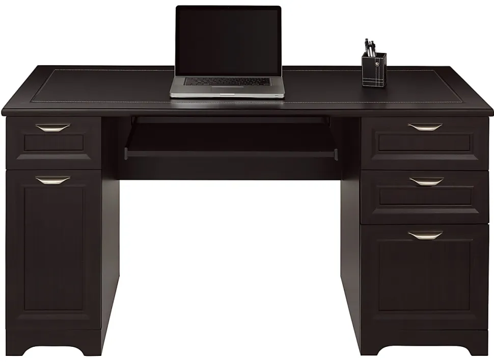 Realspace® Magellan 59"W Manager's Computer Desk, Espresso