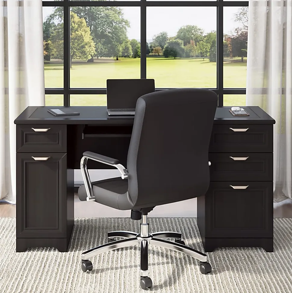 Realspace® Magellan 59"W Manager's Computer Desk, Espresso
