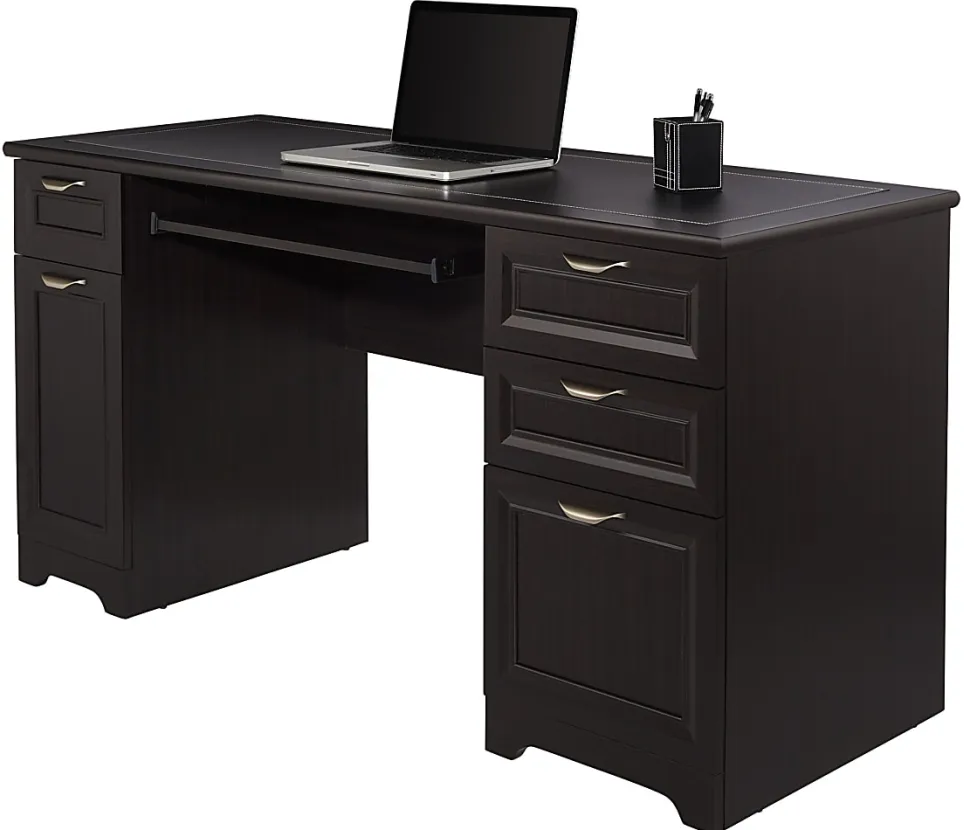 Realspace® Magellan 59"W Manager's Computer Desk, Espresso