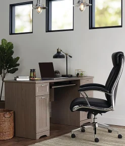Realspace® Magellan 59"W Manager's Computer Desk, Gray
