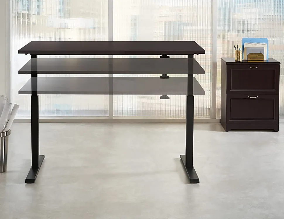 Realspace® Magellan 23-1/2"W x 16-9/16"D Lateral 2-Drawer File Cabinet, Espresso