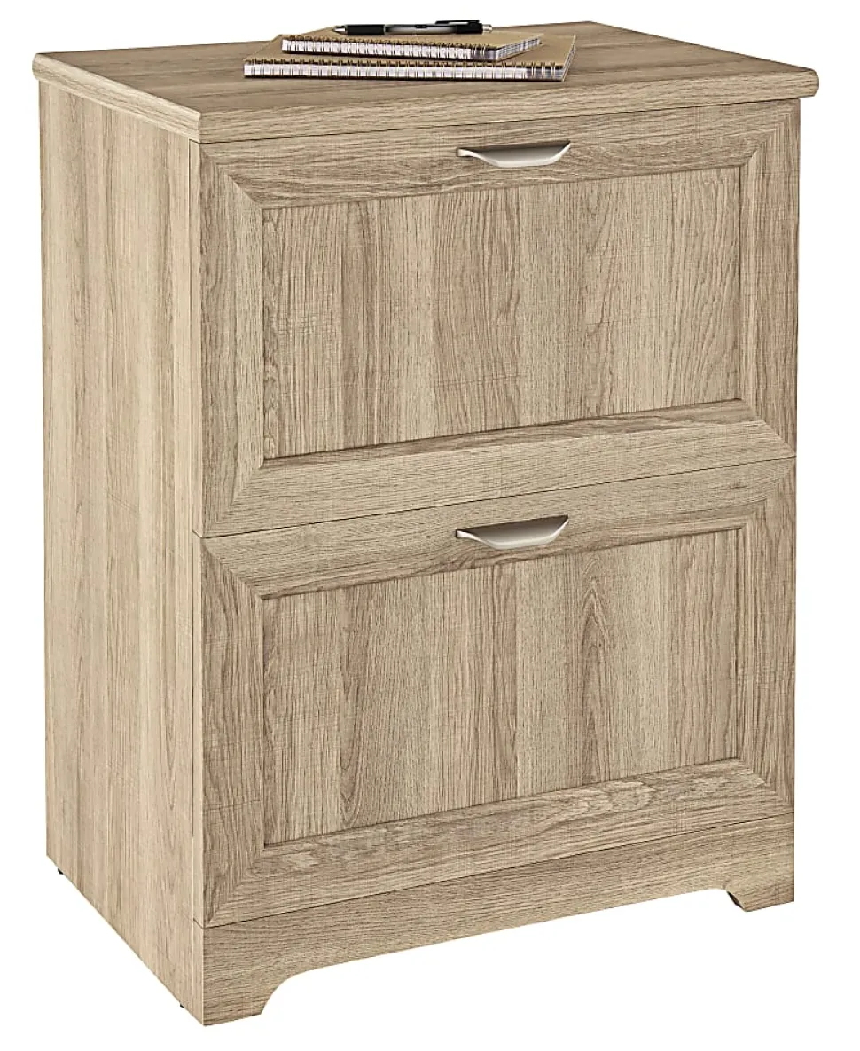 Realspace® Magellan 23-1/2"W x 16-1/2"D Lateral 2-Drawer File Cabinet, Blonde Ash