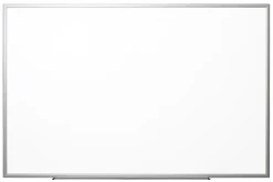 Realspace™ Magnetic Dry-Erase Whiteboard, 36" x 48", Aluminum Frame With Silver Finish